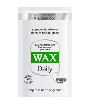 Wax Daily szampon do włosów cienkich bez objętości, 10 ml