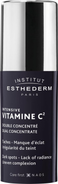 Institut Esthederm Intensive Vitamine C2  Dual Concentrate, zaawansowany koncentrat o podwójnym działaniu rozjaśniajacym, 10 ml