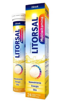 Zdrovit Litorsal, Multiwitamina, 24 tabletki musujące