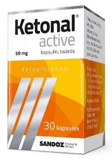 Ketonal Active 50 mg, 30 kapsułek