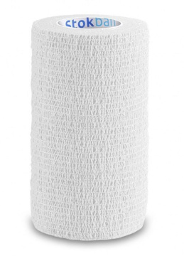 Stokban, bandaż elastyczny samoprzylepny, 10cmx4,5m, kolor biały, 1 sztuka