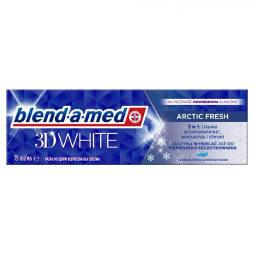Blend-a-med 3d white arctic fresh, pasta do zębów, 75 ml