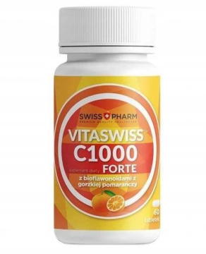 Vitaswiss C1000 forte, 60 tabletek