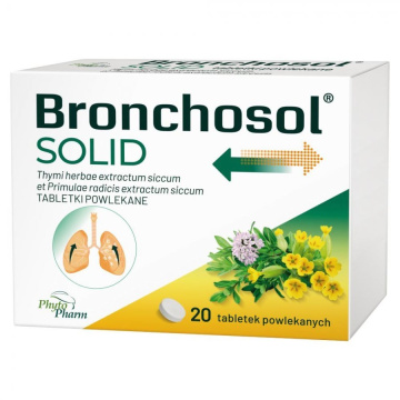 Bronchosol Solid, 20 tabletek