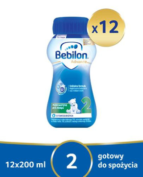 Bebilon 2 z Pronutra Advance, 12 x 200 ml