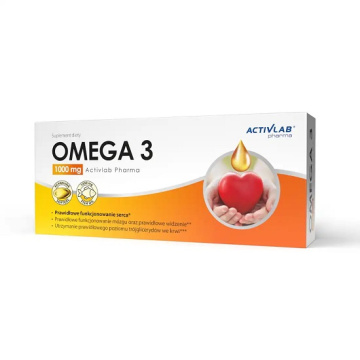 Omega 3 1000 mg, 60 kapsułek, Activlab