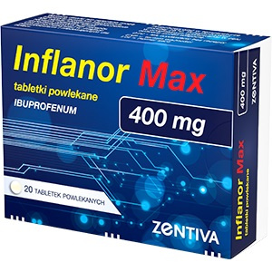 Inflanor Max 400 mg, 20 tabletek powlekanych