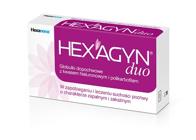 Hexagyn Duo, 10 globulek dopochwowych
