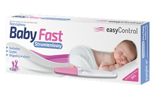 Test ciążowy BabyFast, strumieniowy, 1 sztuka