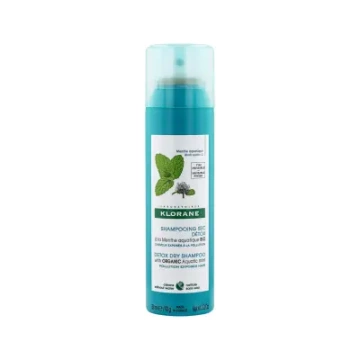 Klorane, szampon suchy z organiczną miętą, włosy narażone na zanieczyszczenia, 150 ml