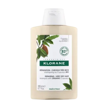 Klorane, szampon z organicznym masłem Cupuacu do włosów suchych, 200 ml