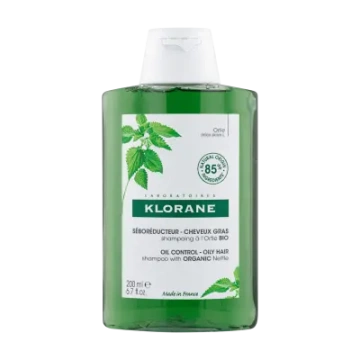 Klorane, szampon z organiczną pokrzywą, do włosów przetłuszczających się, 200 ml