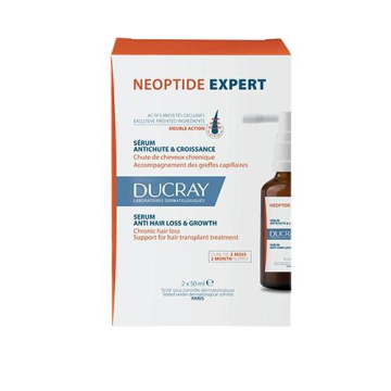 Ducray Neoptide Expert, serum na porost i przeciw wypadaniu włosów, 2 x 50 ml