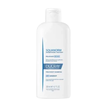 Ducray Squanorm, szampon przeciwłupieżowy, łupież suchy, 200 ml
