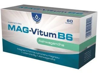 Mag-Vitum B6 Ashwagandha, 60 tabletek