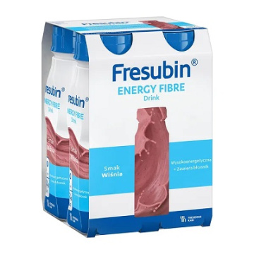 Fresubin Energy Fibre Drink, smak wiśniowy, 4 x 200 ml