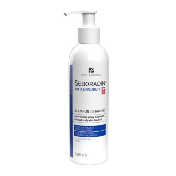 Seboradin Anti - Dandruff, szampon przeciwłupieżowy, 500 ml