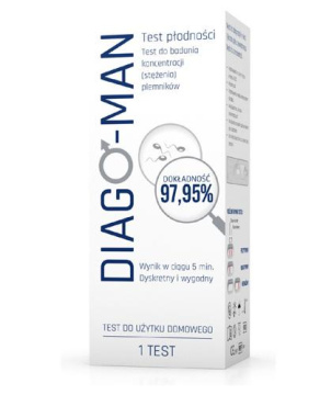 Diago-Man test do badania koncentracji (stężenia) plemników, 1 sztuka