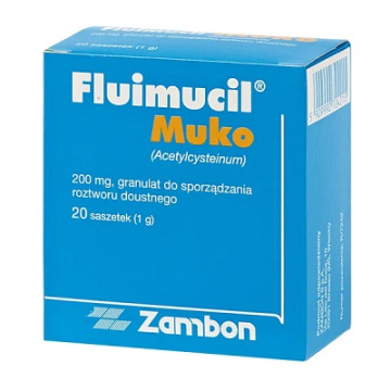 Fluimucil Muko 200 mg, 20 saszetek