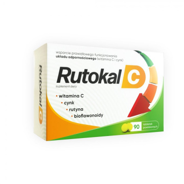 Rutokal C, 90 tabletek powlekanych
