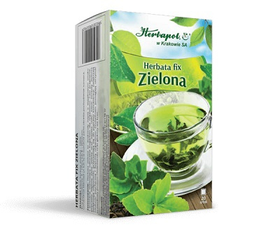 Herbata zielona 2 g, 20 saszetek