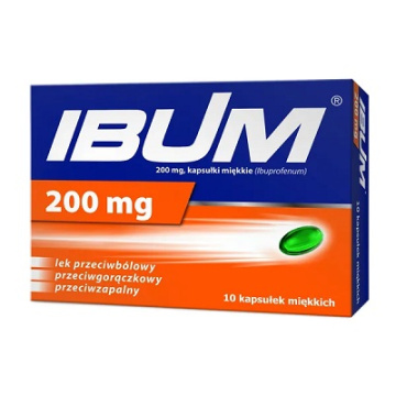 Ibum 200 mg 10 kapsułek elastycznych