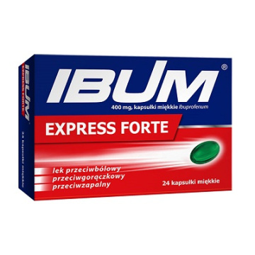 Ibum Express Forte, 400 mg, 24 kapsułki