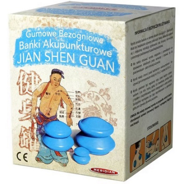 JIAN SHEN GUAN bańki bezogniowe akupunkturowe 4 sztuki