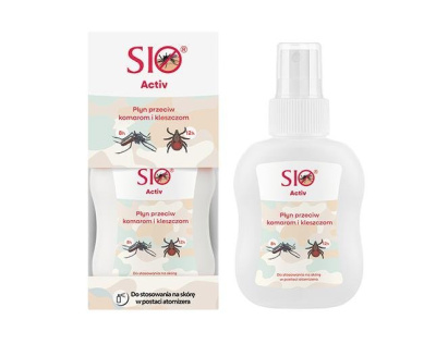 SIO Activ, płyn przeciw komarom i kleszczom, 100 ml