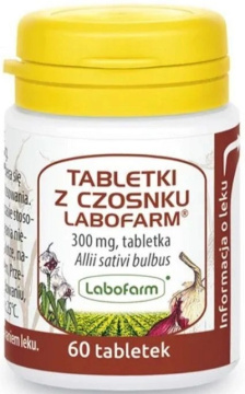Tabletki z czosnku, Labofarm, 300 mg, 60 tabletek