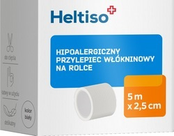 Heltiso, przylepiec włókninowy, 5m x 2,5 cm, 1 sztuka (rolka)