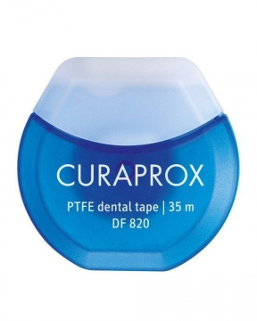 Curaprox, taśma dentystyczna DF820 PTFE, 35 m, 1 sztuka