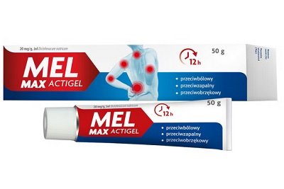 Mel Max Actigel, żel 20 mg/g, 50 g