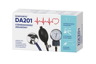 Diagnostic DA-201, ciśnieniomierz zegarowy, 1 sztuka