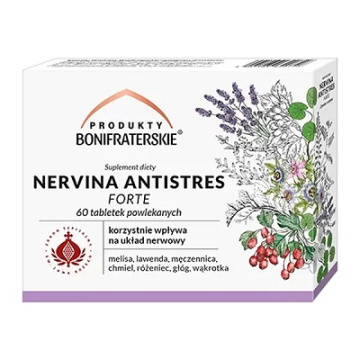 Produkty Bonifraterskie, Nervina Antistres Forte, 60 tabletek