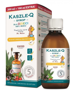 Kaszle-Q, syrop dla dzieci, 300 ml