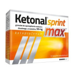 Ketonal Sprint Max 50 mg, 12 saszetek