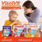 VisolVit Junior żelki, witaminy i minerały dla dzieci po 3 r.ż., 50 owocowych żelków