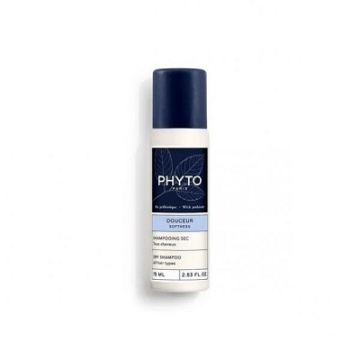 Phyto Softness, suchy szampon do każdego rodzaju włosów, 75 ml