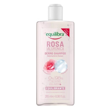 Equilibra Rosa, równoważący szampon do włosów z różą i kwasem hialuronowym, 265 ml