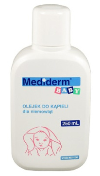 Mediderm Baby, olejek do kąpieli dla niemowląt, 250 ml