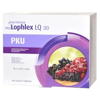 PKU Lophlex LQ (Berries, owoce leśne), płyn, 3750 ml (30 x 125 ml)