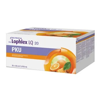 PKU Lophlex LQ (Orange, pomarańczowy), płyn, 3750 ml (30 x 125 ml)