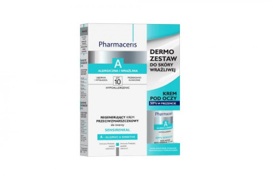Pharmaceris A promocyjny zestaw, Sensireneal krem przeciwzmarszczkowy do twarzy 30 ml, Opti-sensilum krem pod oczy 15 ml