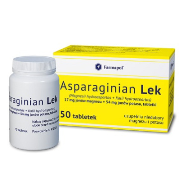 Asparaginian Lek, 50 tabletek