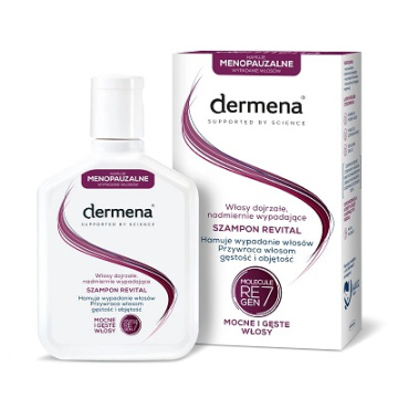 Dermena Revital, szampon, włosy dojrzałe, nadmiernie wypadające, 200 ml