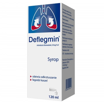Deflegmin syrop, 30 mg/5 ml, 120 ml