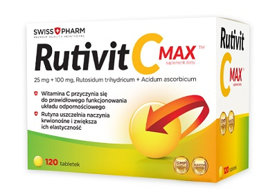 Rutivit C Max, 120 tabletek
