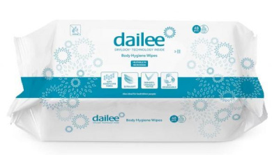 Dailee Body Hygiene, chusteczki nawilżane, 48 sztuk