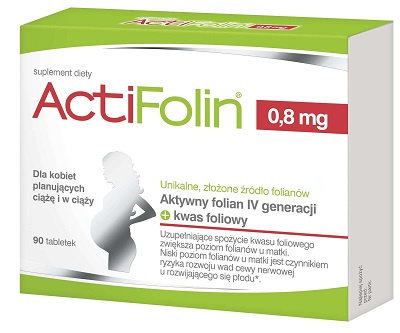 ActiFolin 0,8 mg, 90 tabletek